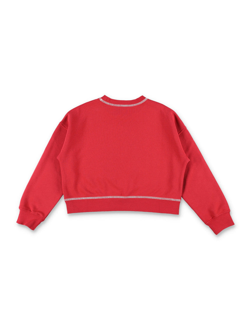 Girls Red Logo Sweatshirt 2