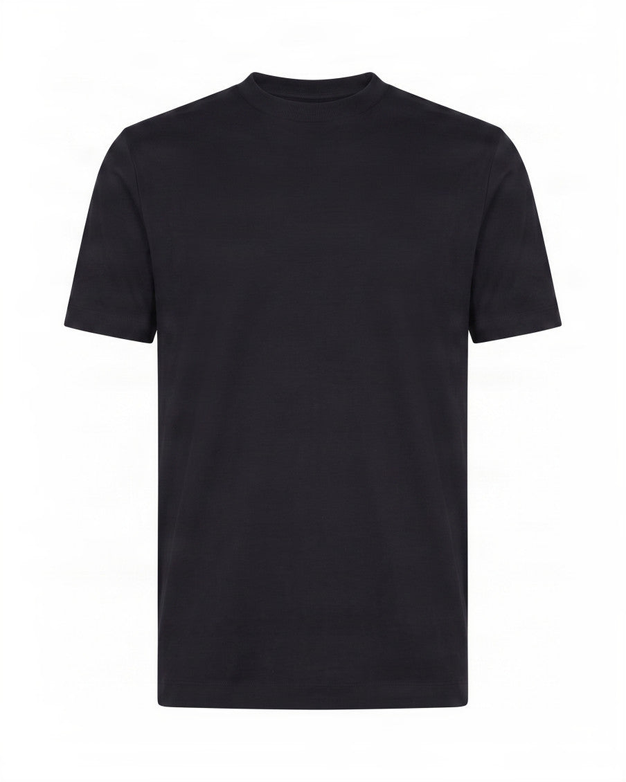 Black Logo Crew Neck T-Shirt 2