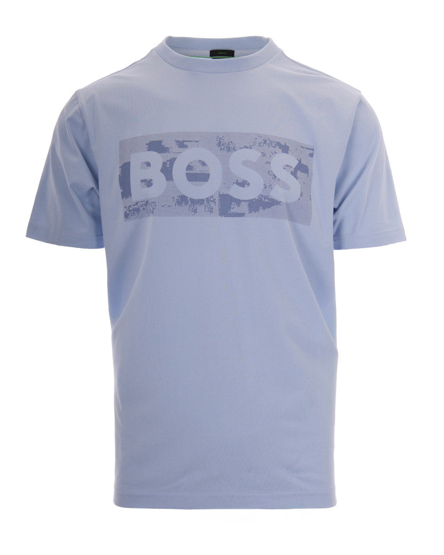 Blue Logo Crew Neck T-Shirt 1