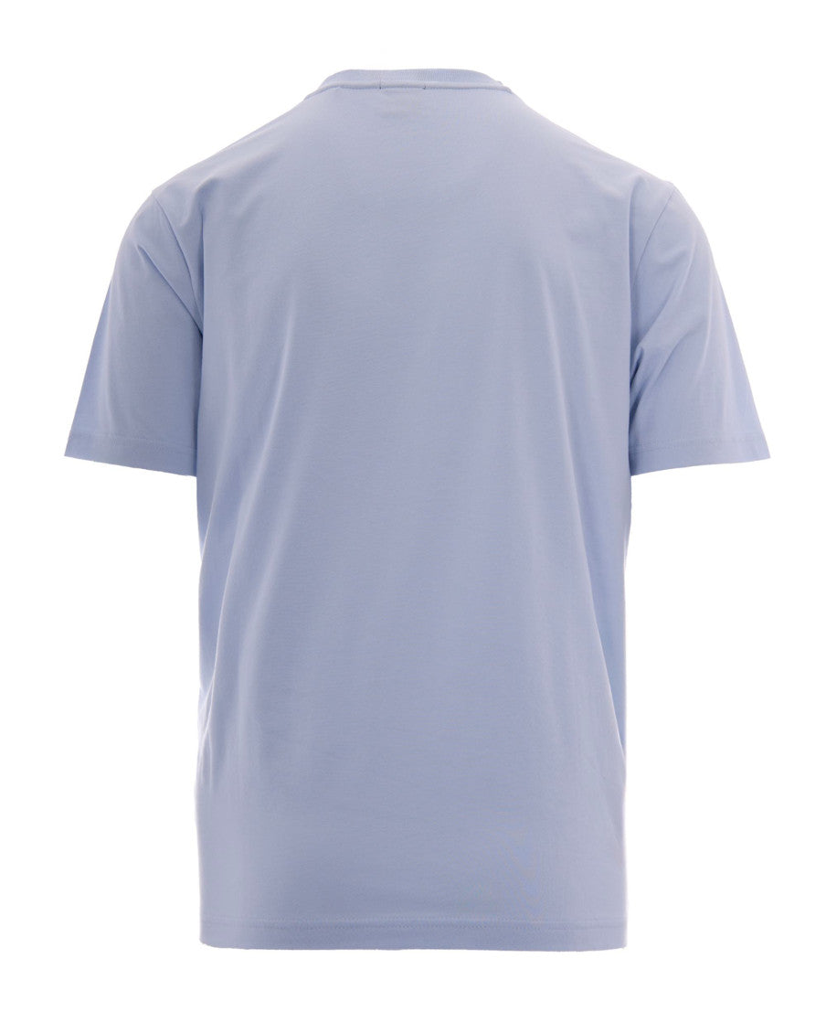 Blue Logo Crew Neck T-Shirt 2