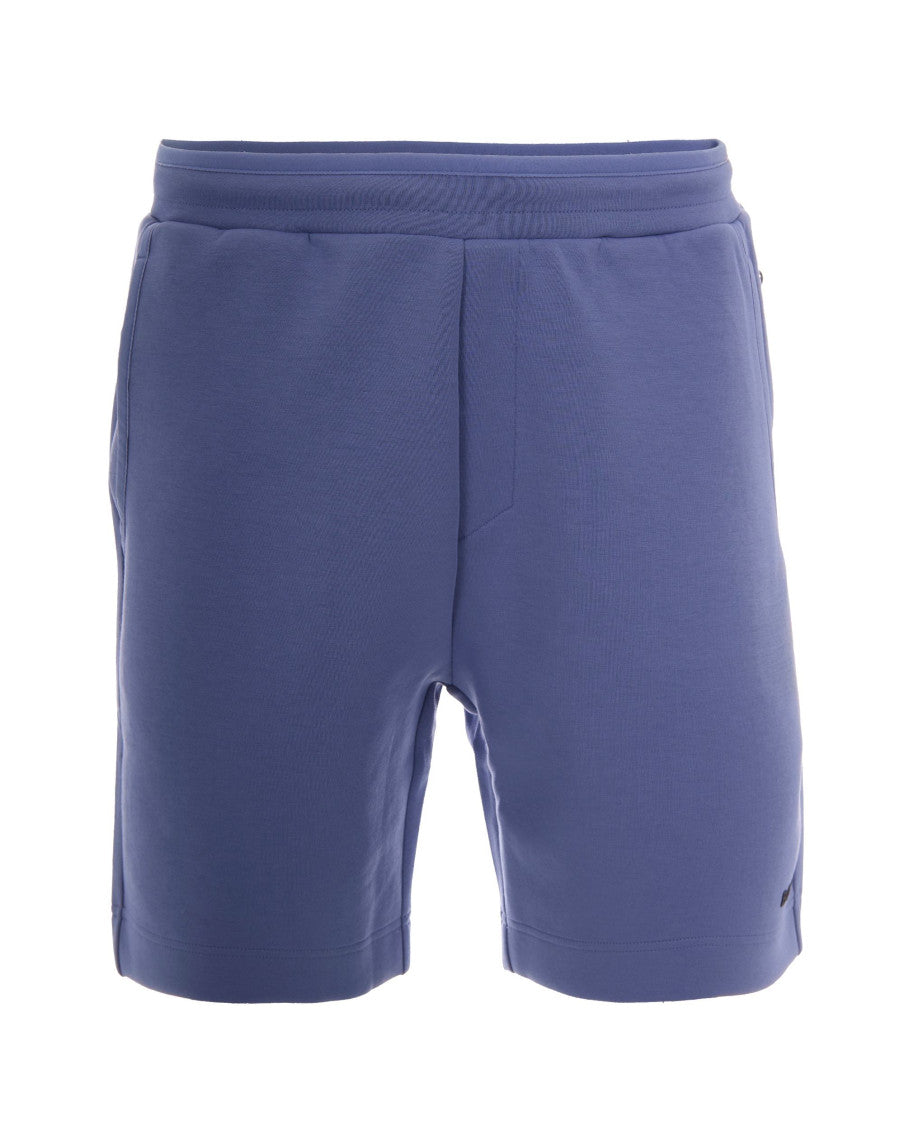 Light Blue Graphic Shorts 1