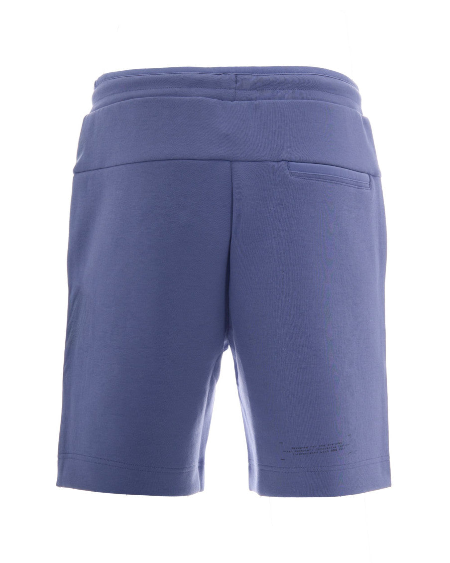Light Blue Graphic Shorts 2