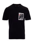 Black Graphic Crew Neck T-Shirt 1