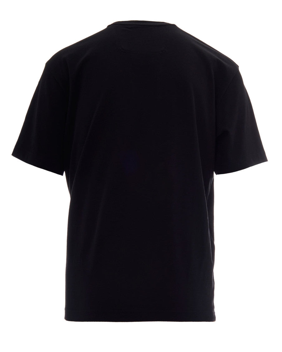 Black Graphic Crew Neck T-Shirt 2