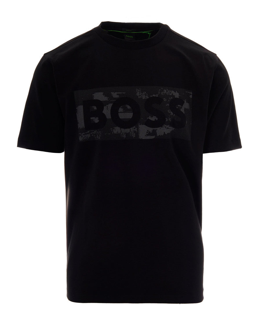 Black Logo Crew Neck T-Shirt 1