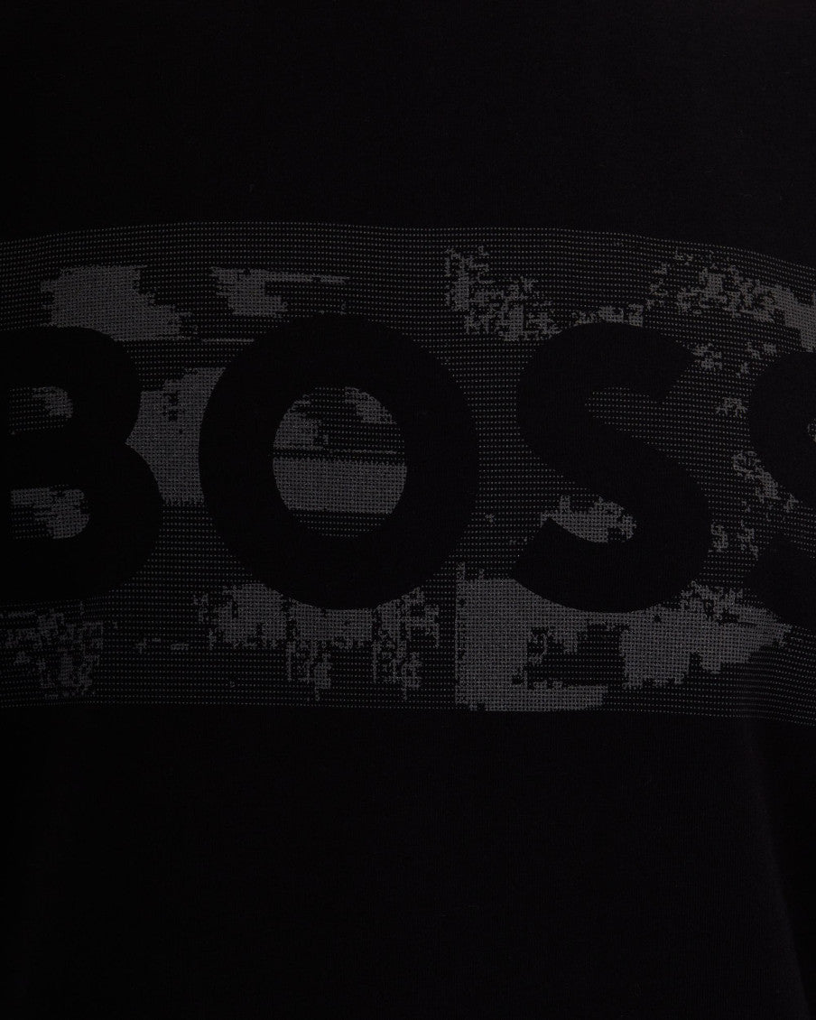 Black Logo Crew Neck T-Shirt 3