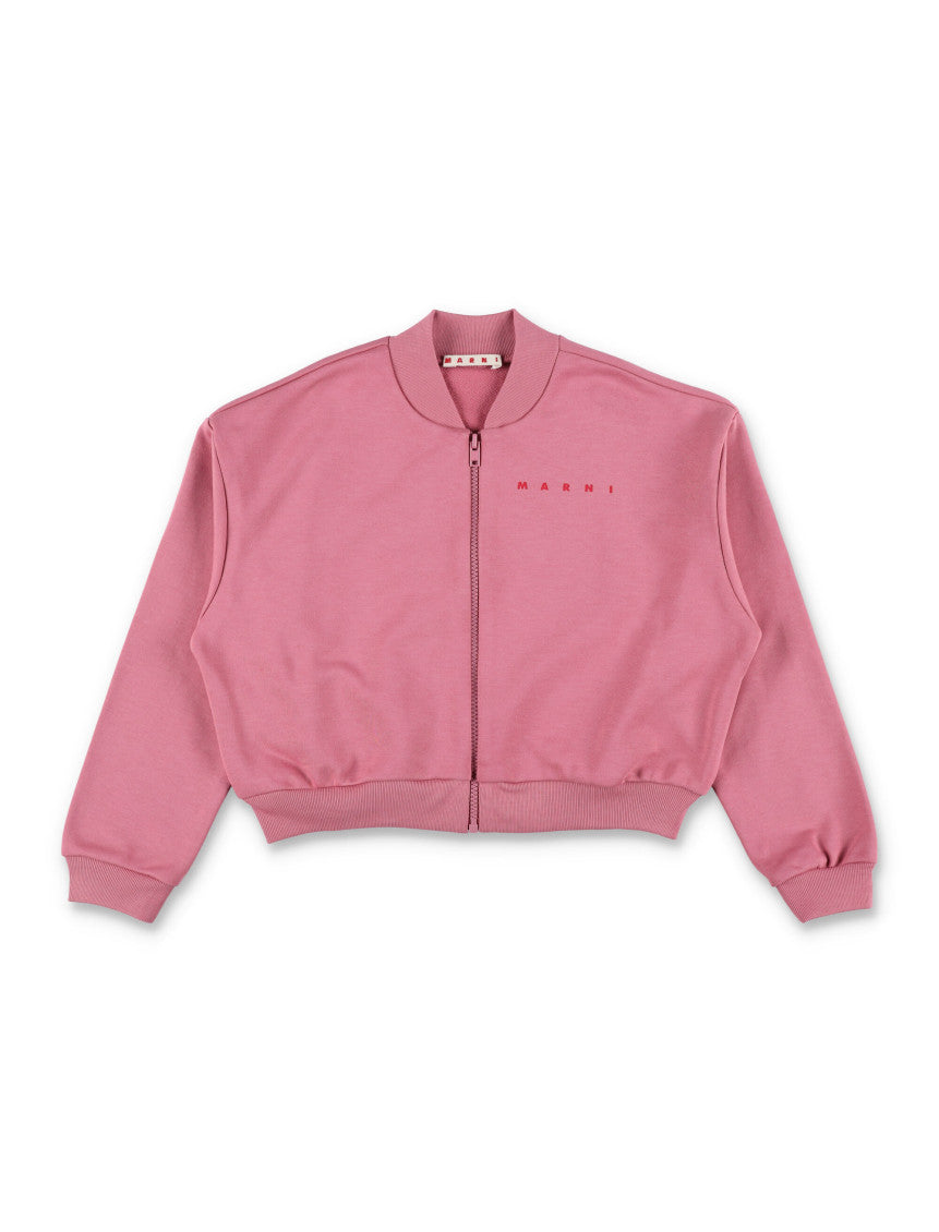 Girls Pink Logo Jacket 1