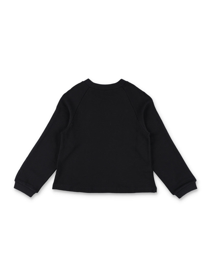 Girls Black Logo Sweatshirt 2