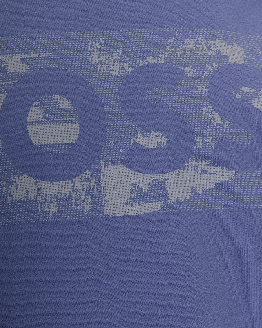 Blue Logo Crew Neck T-Shirt 3