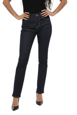 Blue Straight High Rise Jeans 1