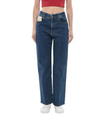 Blue Straight High Rise Jeans 1