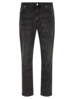 Black Regular Mid Rise Jeans 1