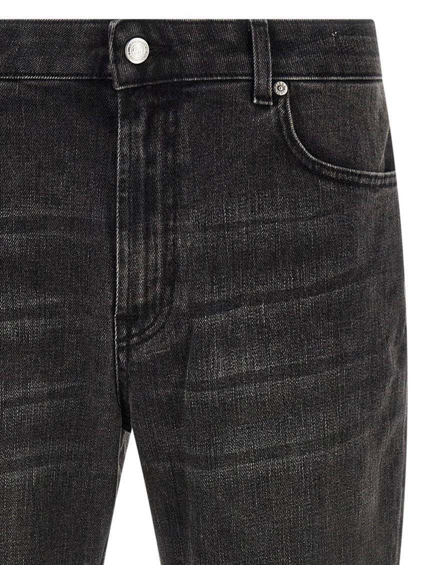 Black Regular Mid Rise Jeans 3