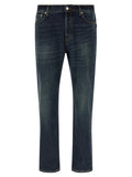 Blue Relaxed Mid Rise Jeans 1