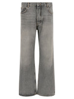 Grey Relaxed Mid Rise Jeans 1