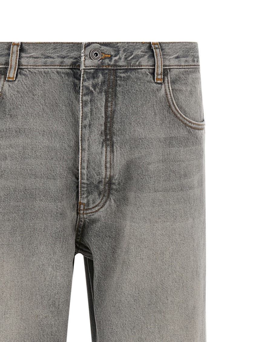 Grey Relaxed Mid Rise Jeans 3
