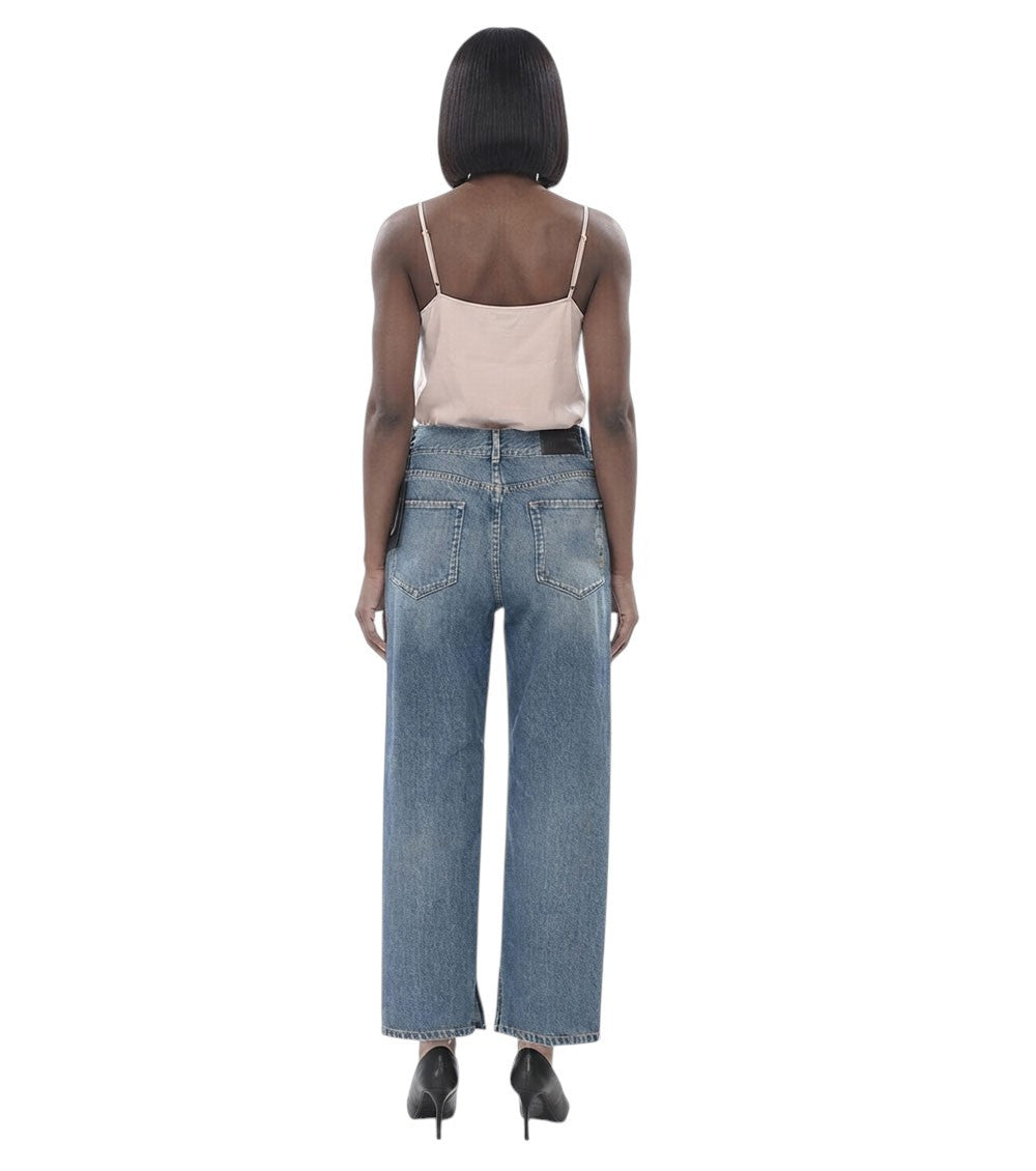 Sky Blue Regular Mid Rise Jeans 2