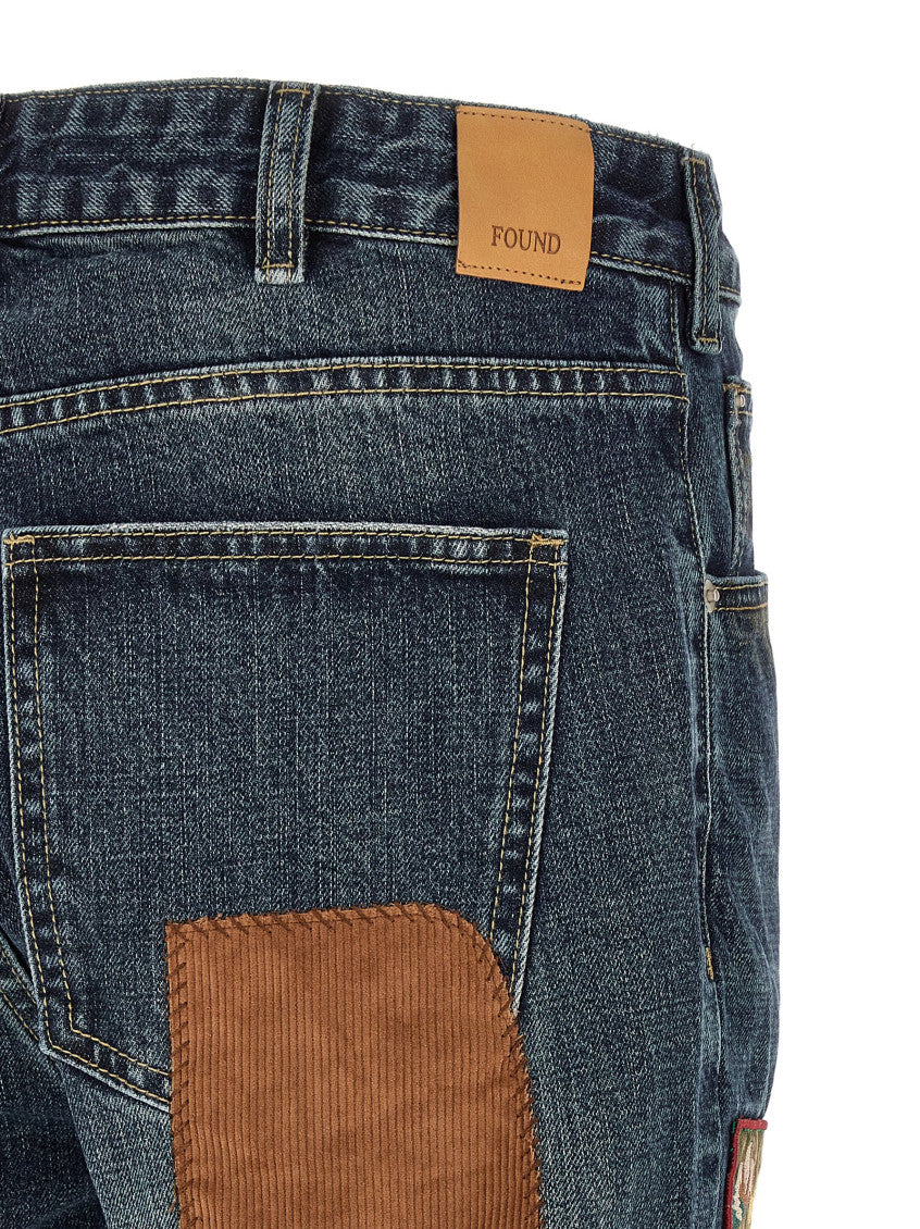 Blue Relaxed Mid Rise Jeans 4
