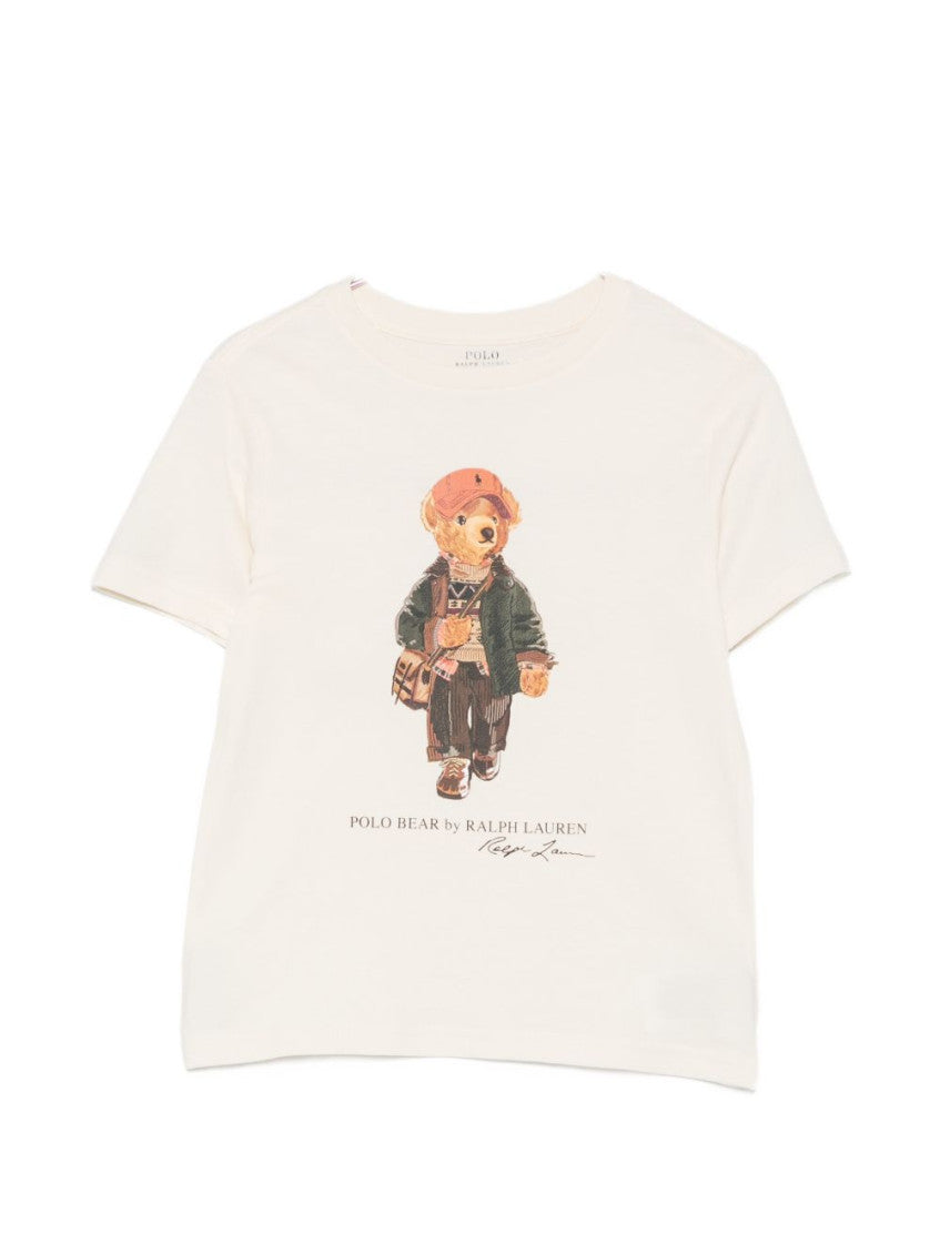 Boys White Graphic T-Shirt 1
