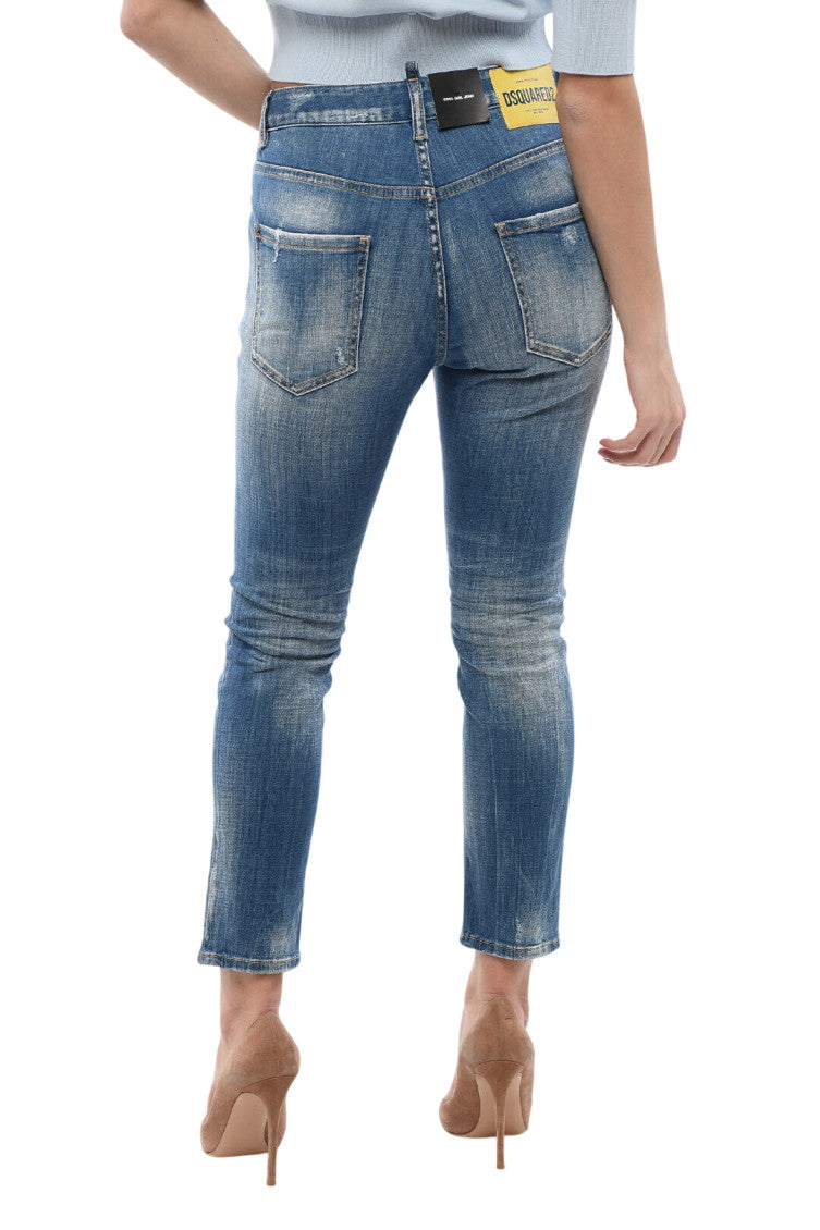 Sky Blue Slim Low Rise Jeans 2