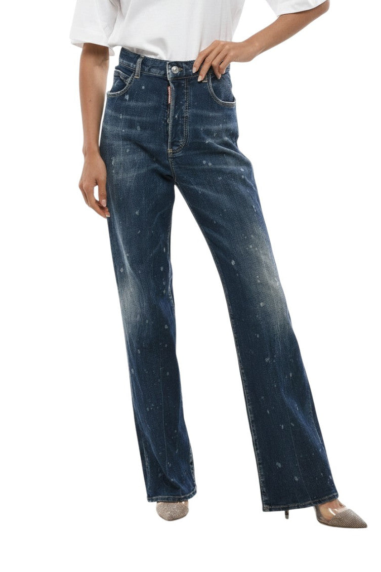 Blue Regular High Rise Jeans 1