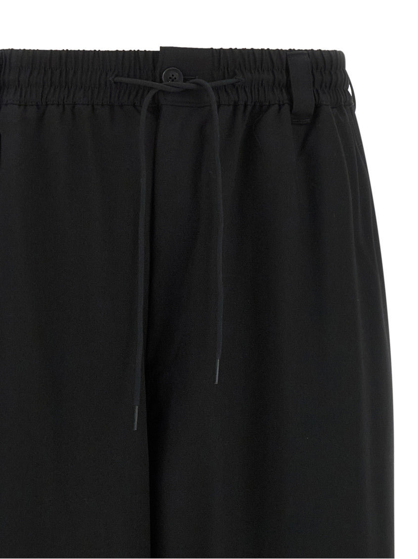 Black Relaxed Drawstring Pants 3
