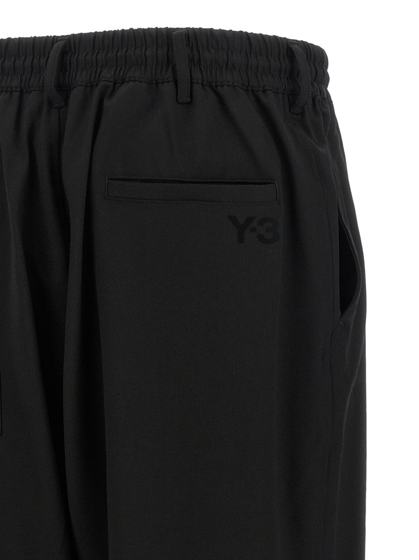 Black Relaxed Drawstring Pants 4