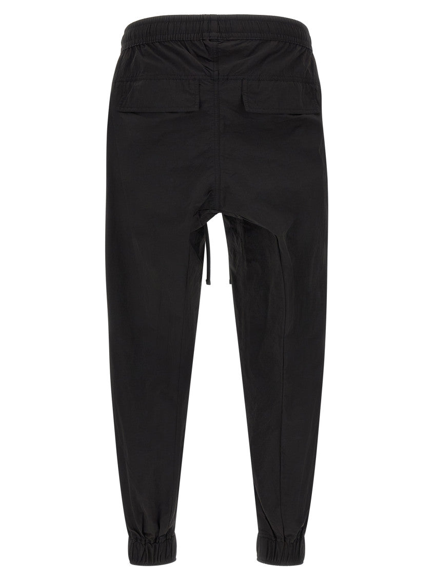 Black Relaxed Drawstring Pants 2