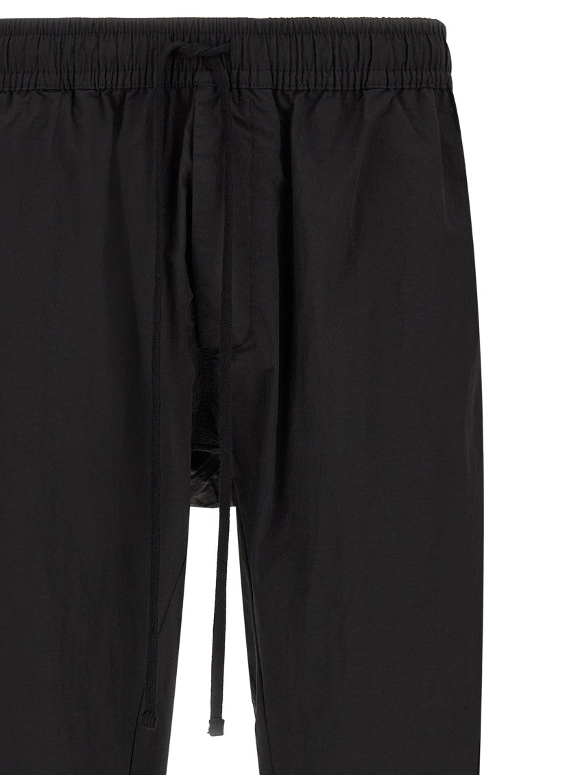 Black Relaxed Drawstring Pants 3