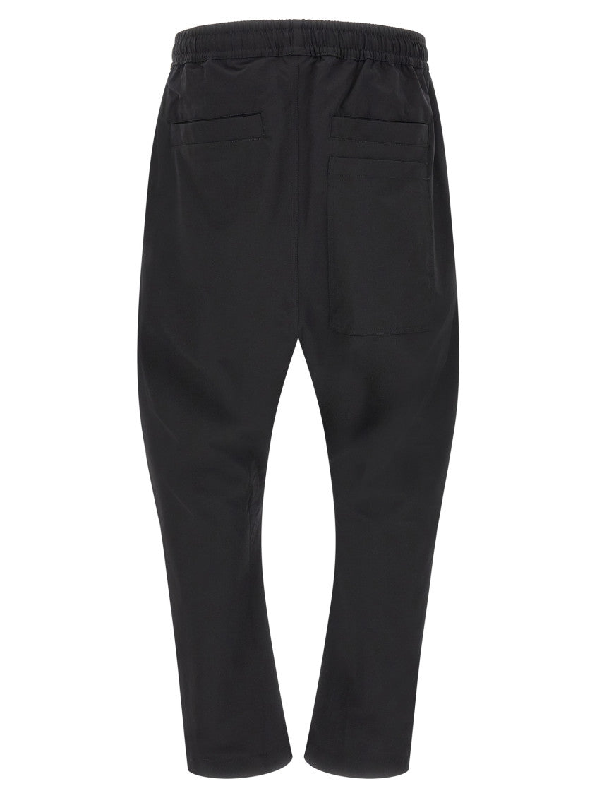 Black Relaxed Drawstring Pants 2