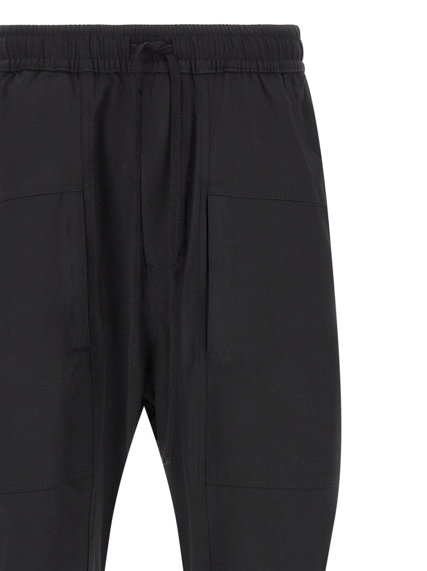 Black Relaxed Drawstring Pants 3