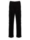 Black Regular Cargo Pants 1
