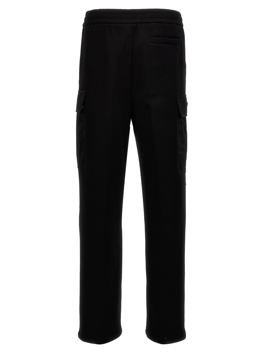 Black Regular Cargo Pants 2