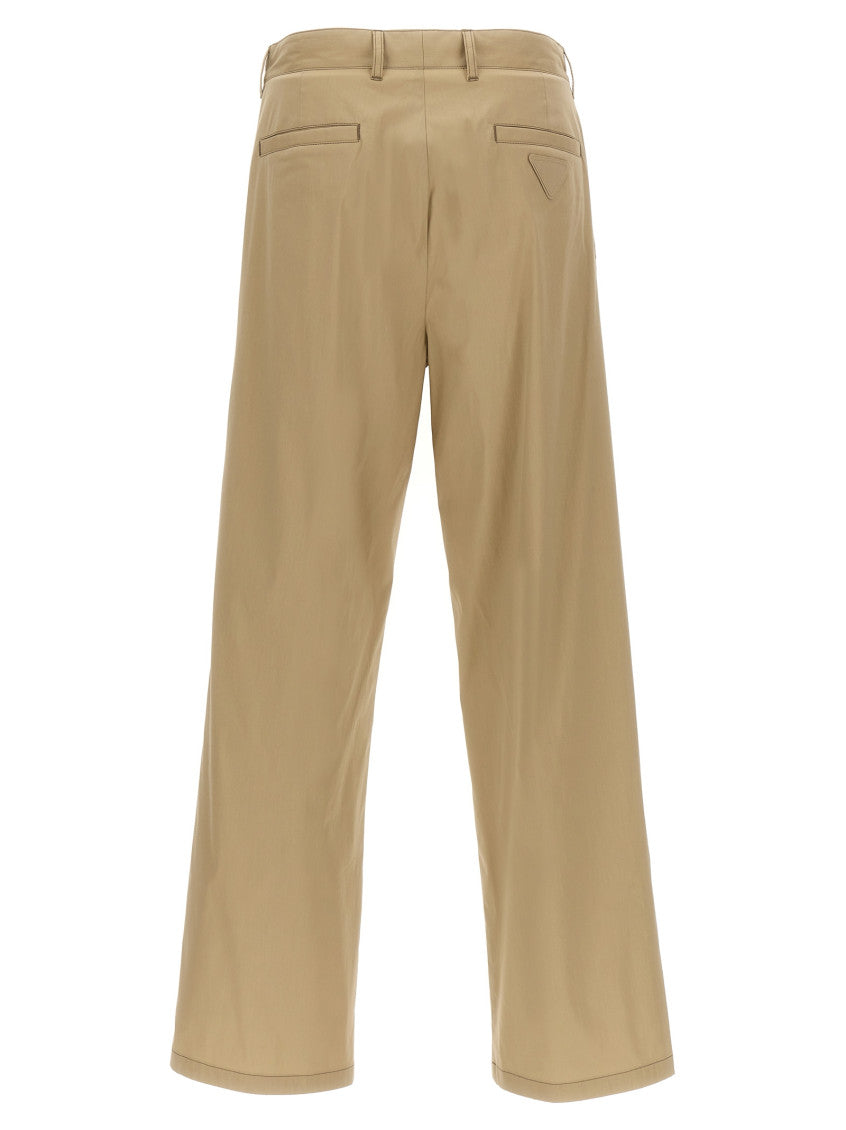 Beige Regular Flat Front Pant 2