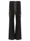 Black Loose Drawstring Pants 1