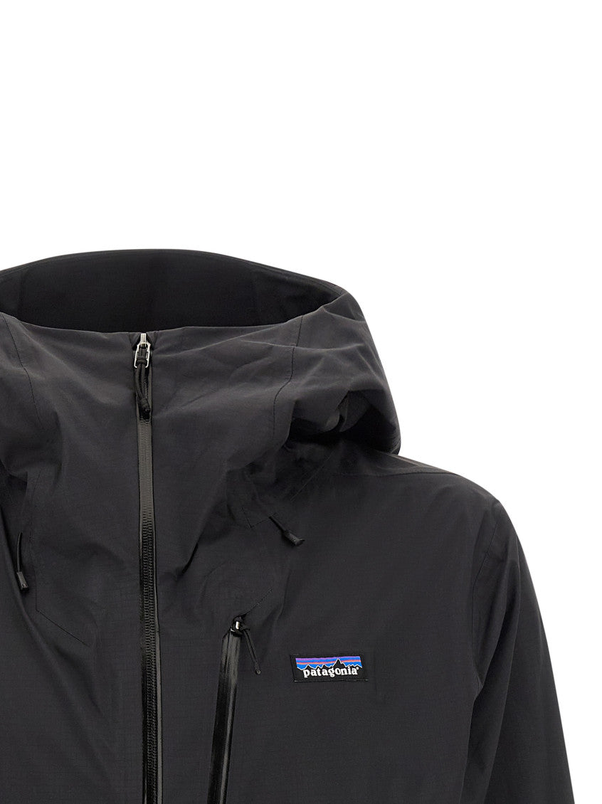 Black Solid Hooded Jacket 3