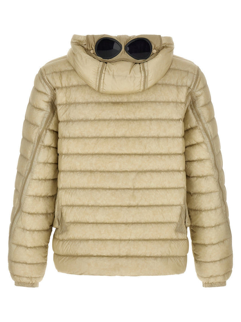 Beige Quilted Hood Jacket 2