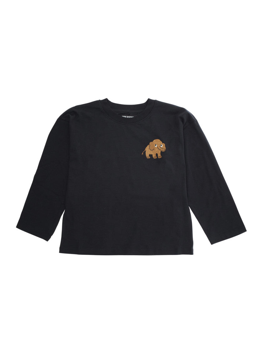 Boys Black Graphic T-Shirt 1