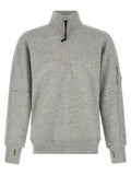 Grey Textured Mock Collar Sweatshirt 1