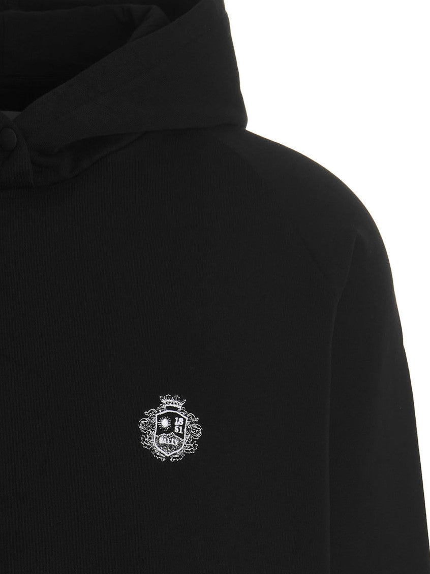 Black Printed Hoodie 3