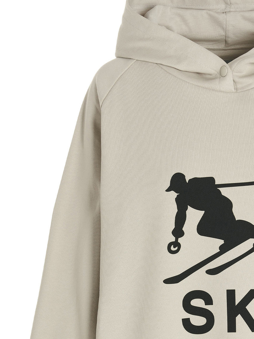 Grey Graphic Hoodie 3