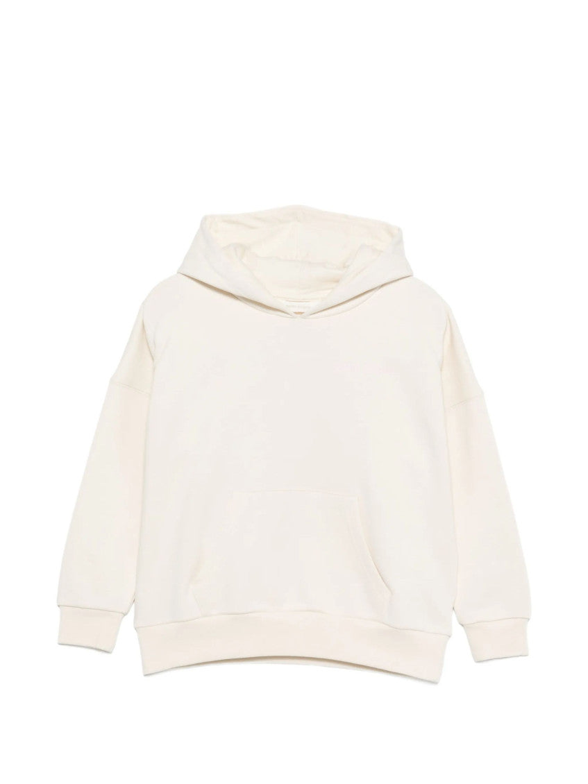 Girls White Cotton Hoodie 1
