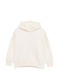 Girls White Cotton Hoodie 1