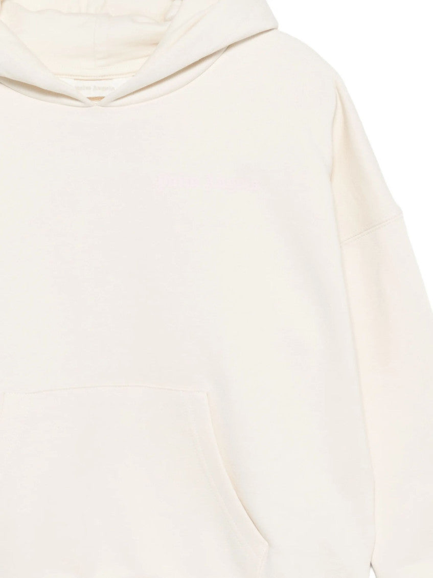 Girls White Cotton Hoodie 3