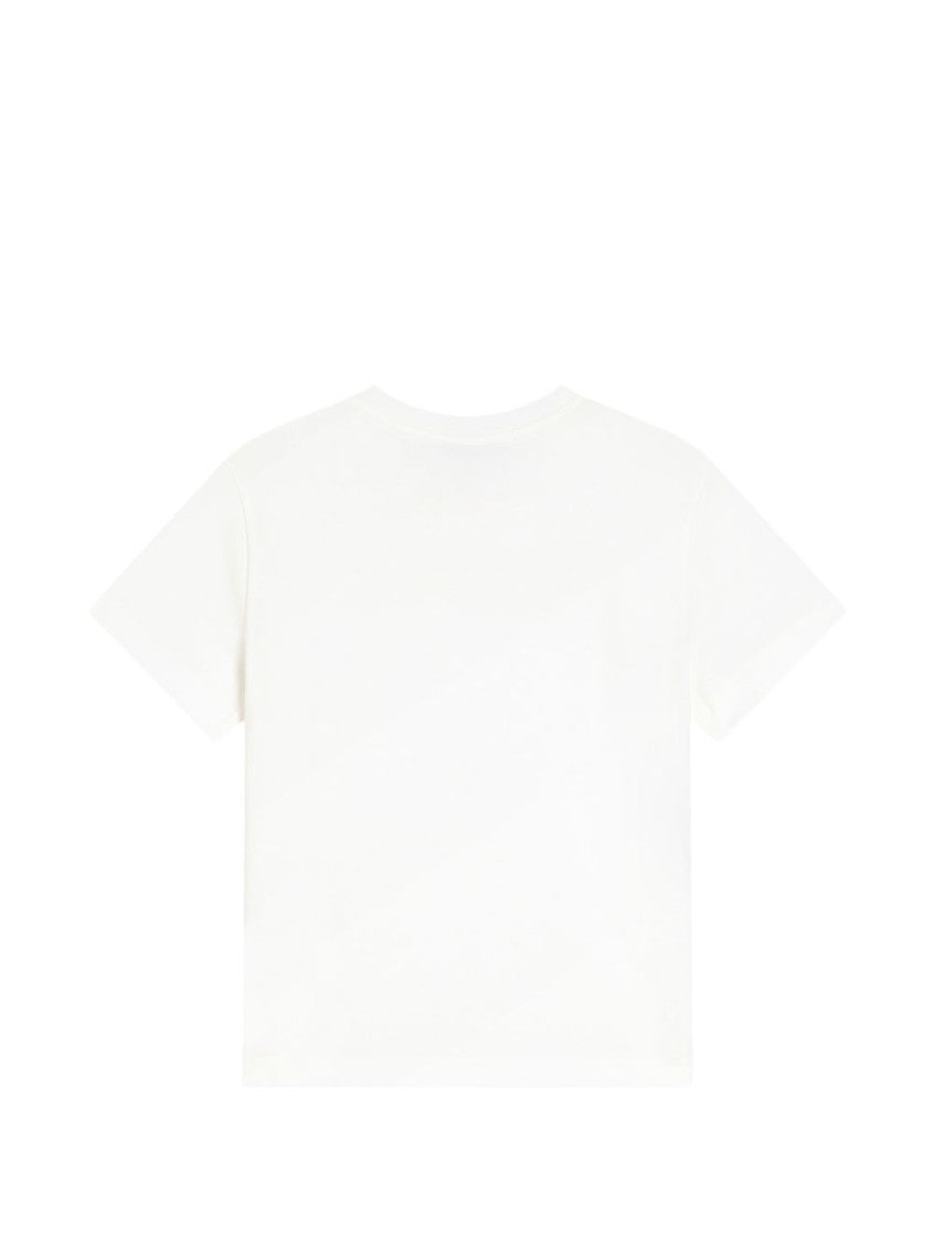 Girls White Embroidered T-Shirt 2