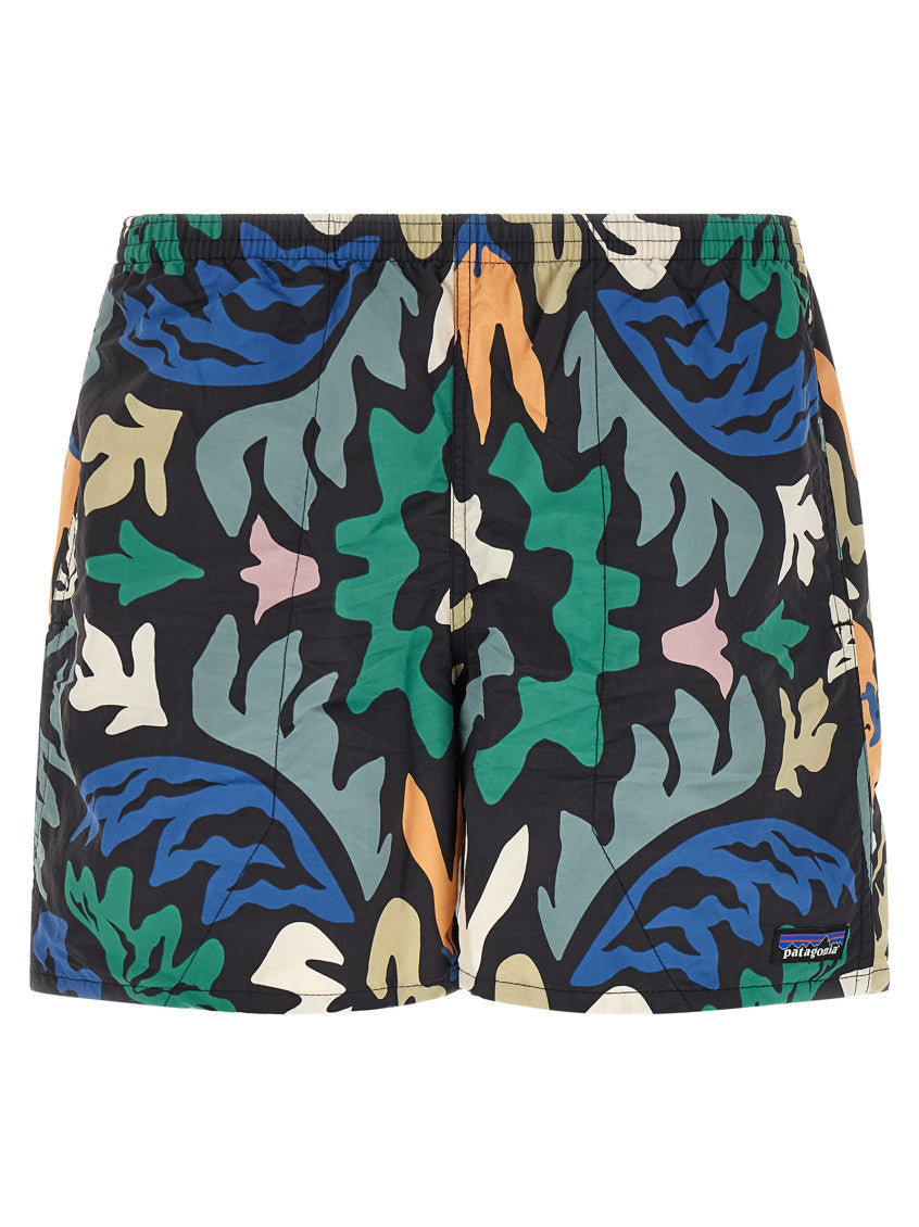 Multicolor Abstract Swim Shorts 1