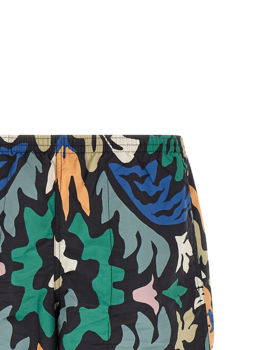 Multicolor Abstract Swim Shorts 3