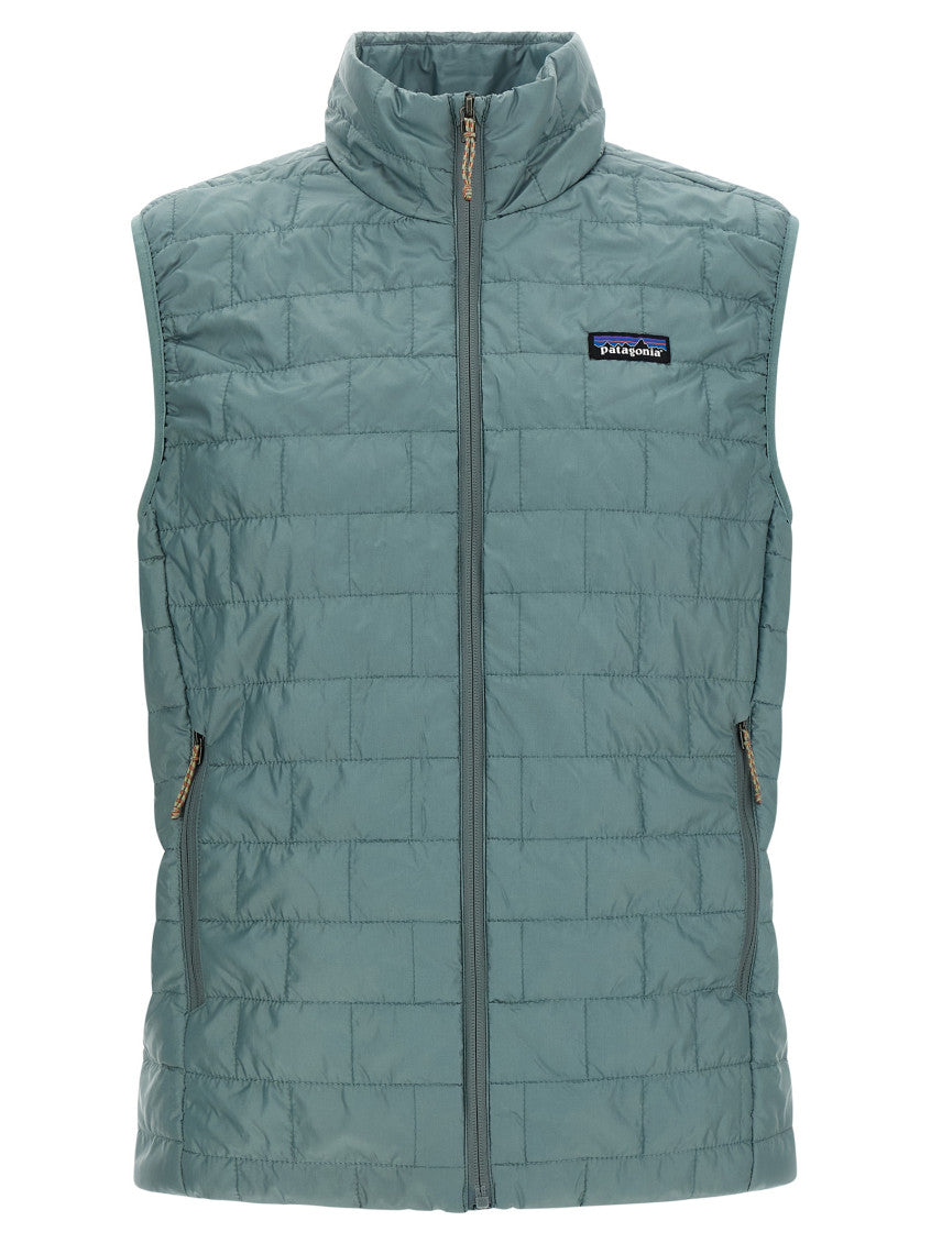 Teal Quilted Mock Collar Jacket 1