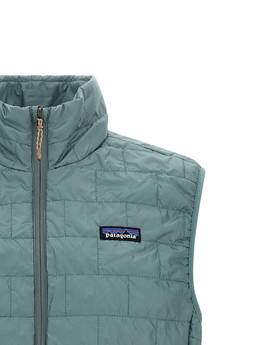 Teal Quilted Mock Collar Jacket 3