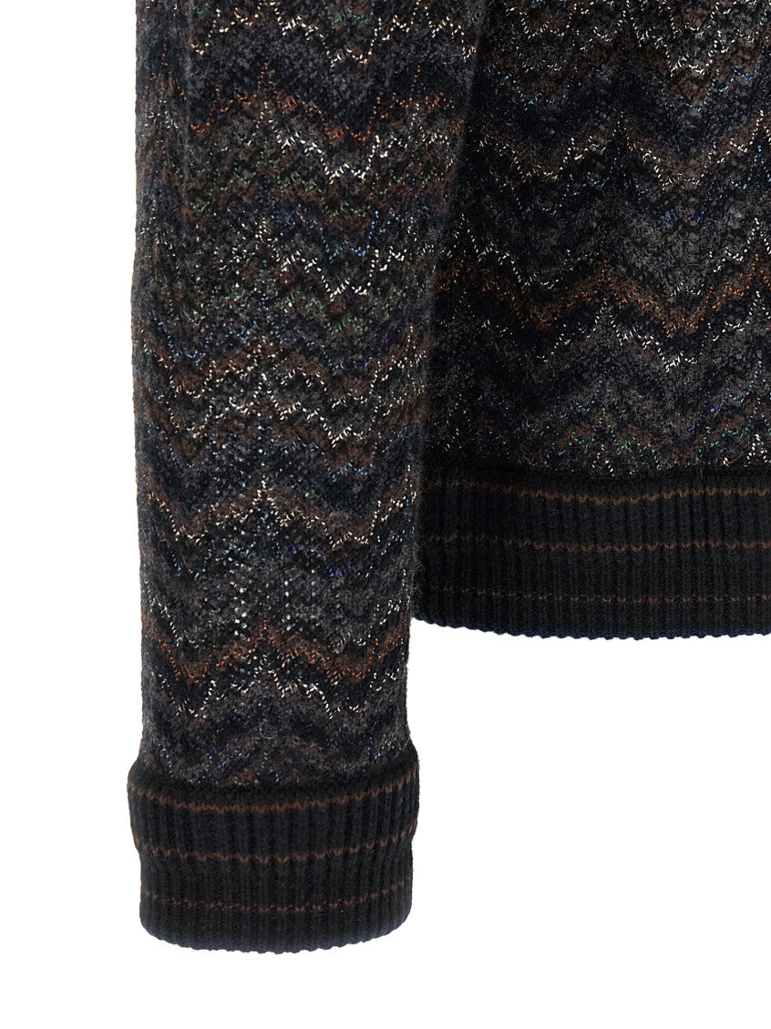 Multicolor Knitted Polo Sweater 3